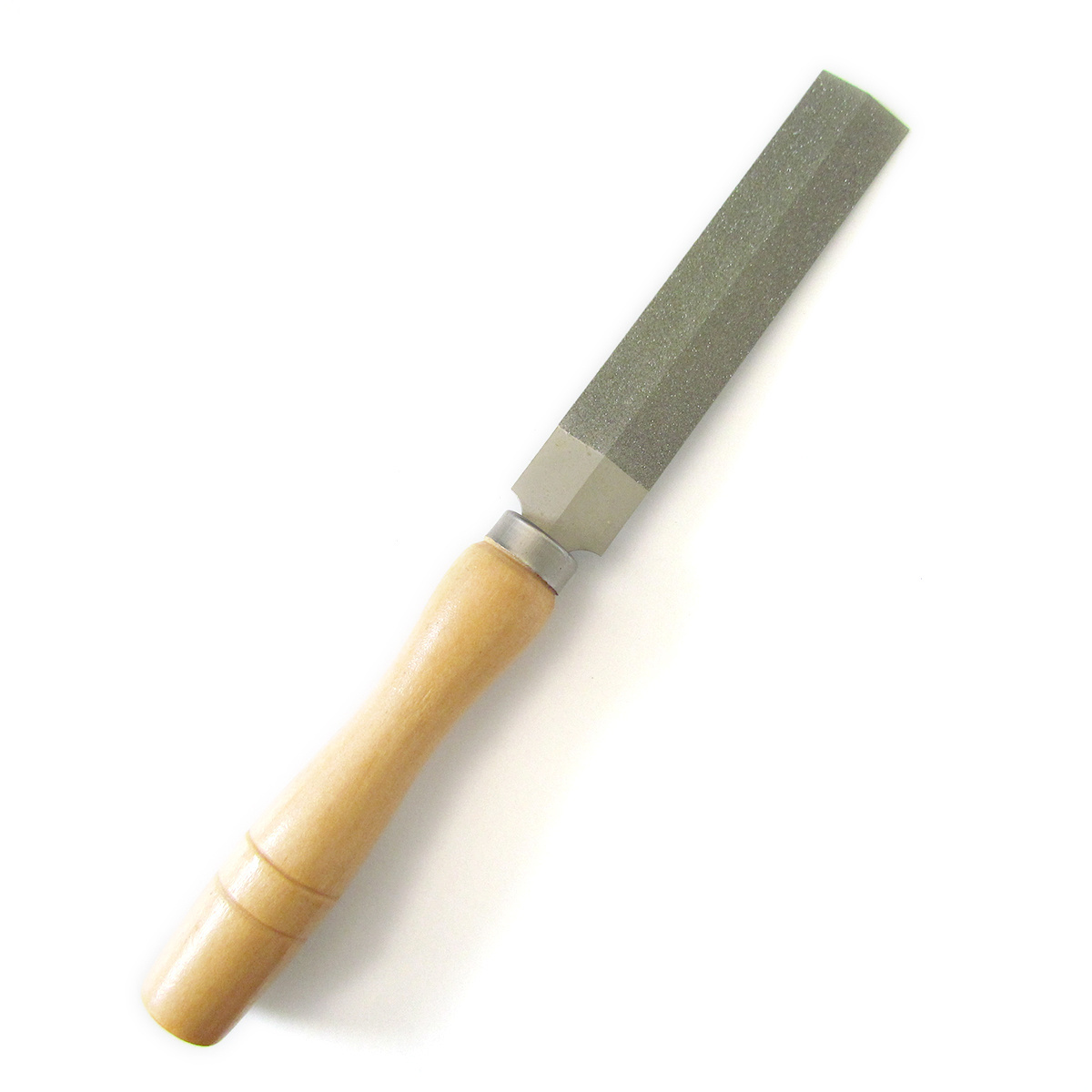 diamond electroplated lozenge edge file with wooden handle