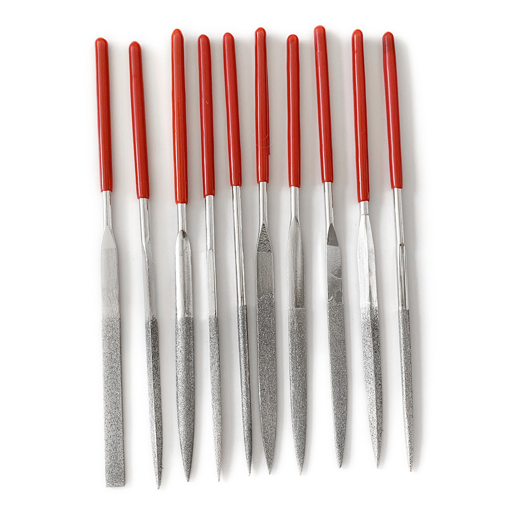 steel needle file set/diamond coated hand tool files set/flat file