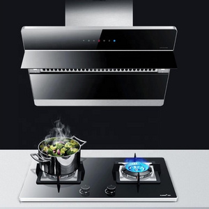 Xunda Top Selling Xunda New Design Large Suction Fan Cooker Hood Wall-mounted  Kitchen Chimney Cooker Range Hood Filter