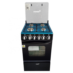 Xunda Kitchen Appliances Cuisinire Gaz Avec Four 4 Burner Gas Standing Cooker Stove With Oven