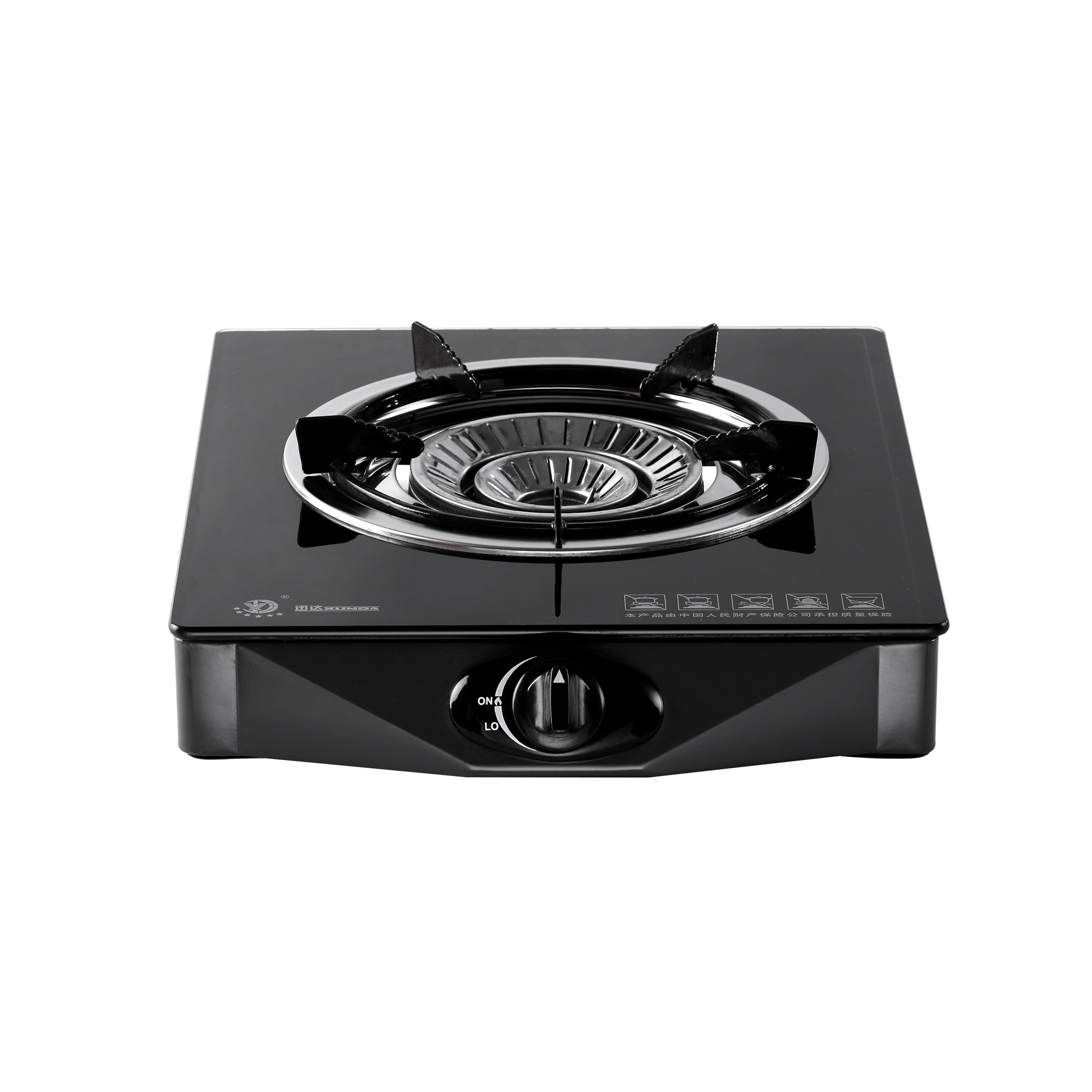 Xunda Cooking Glass Table Top Single Burner Gas Solo Stove 1 Burner Portable Cocina A Gas