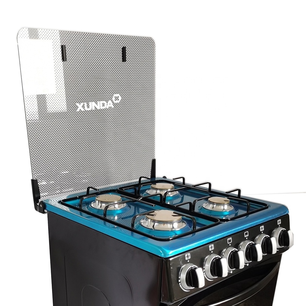 Xunda Kitchen Appliances Cuisinire Gaz Avec Four 4 Burner Gas Standing Cooker Stove With Oven