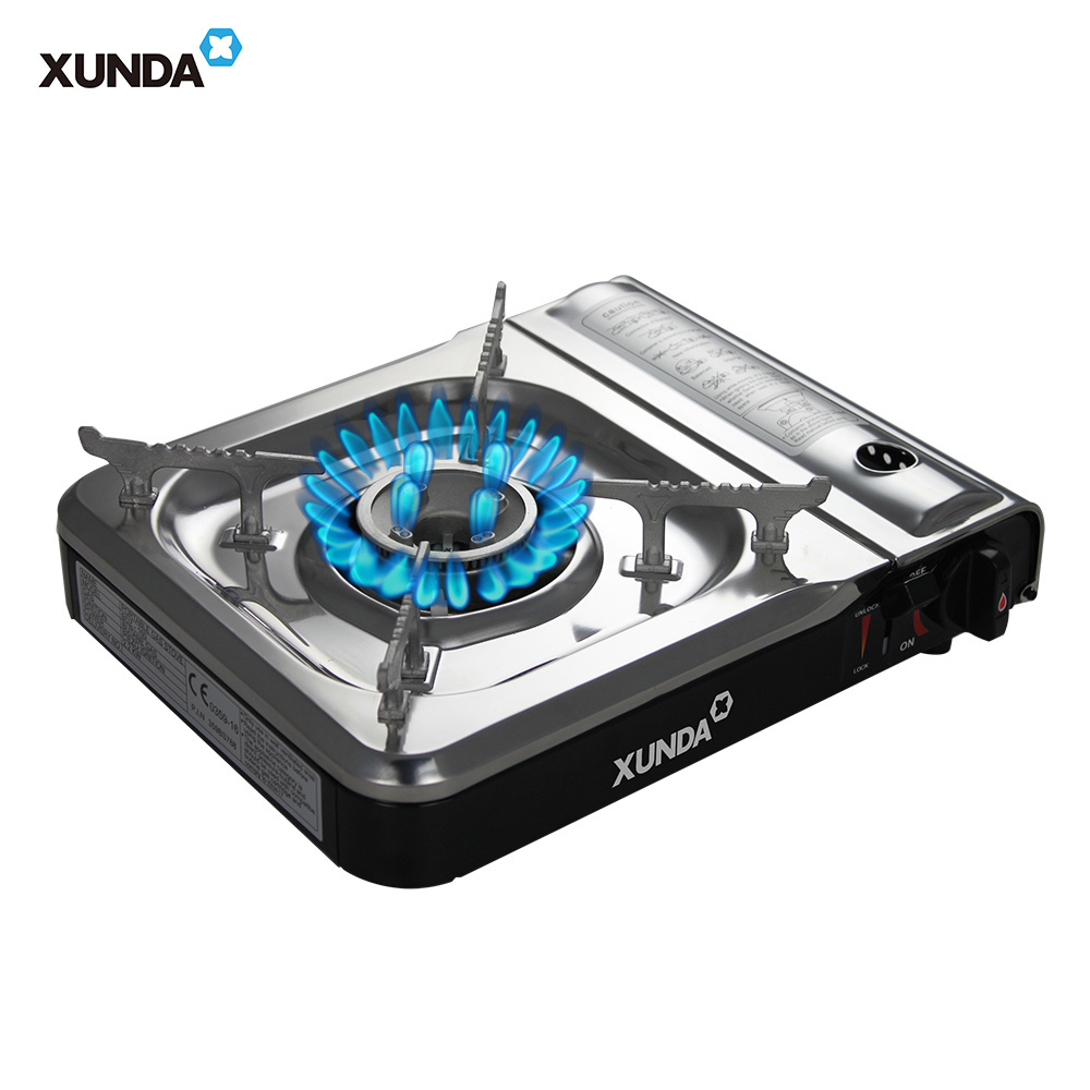 Xunda Competitive Price Camping Stove Gas Cooker Hot Pot Cooking Stove Gas Burner Hob Tent Camping Stove