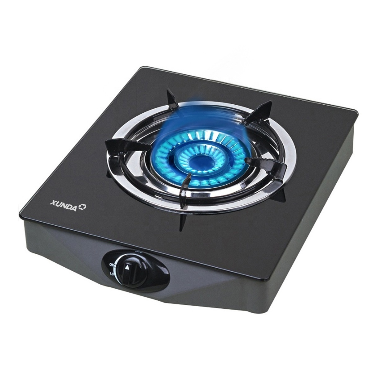 Xunda Cooking Glass Table Top Single Burner Gas Solo Stove 1 Burner Portable Cocina A Gas