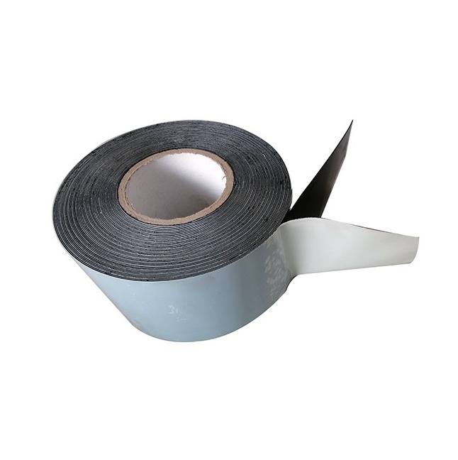 black color Polyethylene pipe wrap tape for oil gas pipeline protection