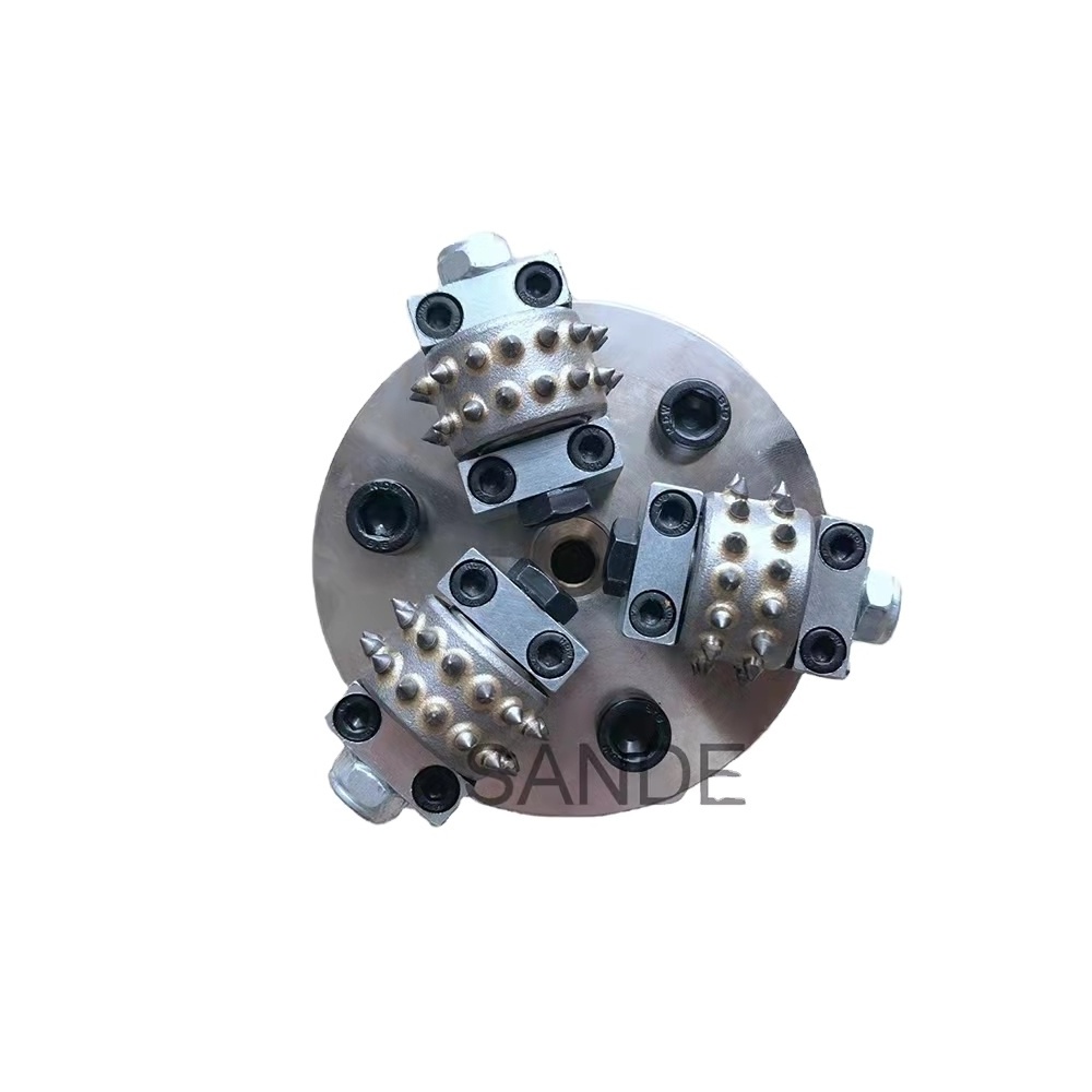 SANDE Sale Concrete Diamond Bush Hammer Diamond Grinding Plates Diamond Bush Hammer Roller