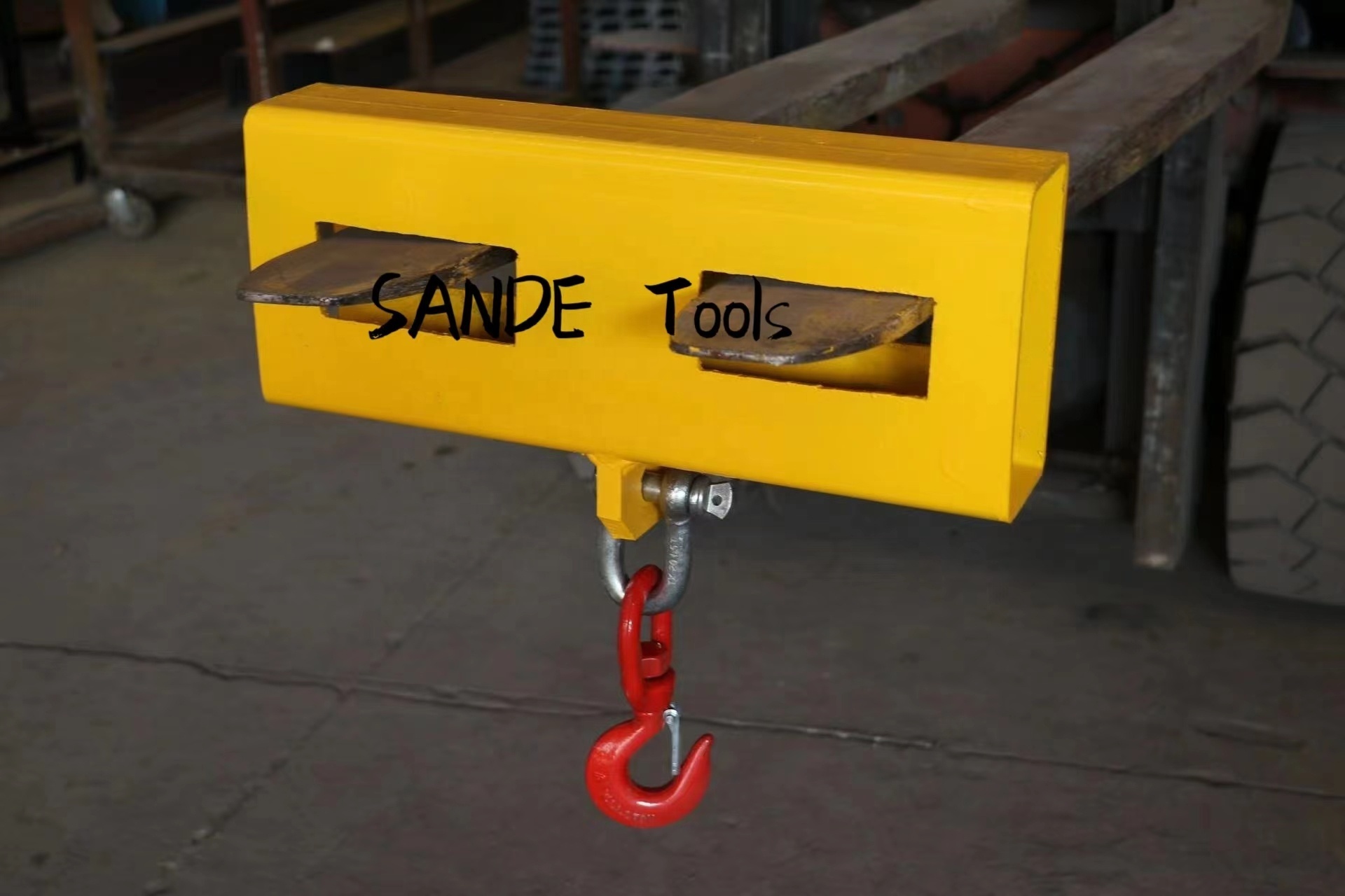 SANDE Sale Forklift Jib Crane Attachment Forklift Attachment Fork Hook For Crane