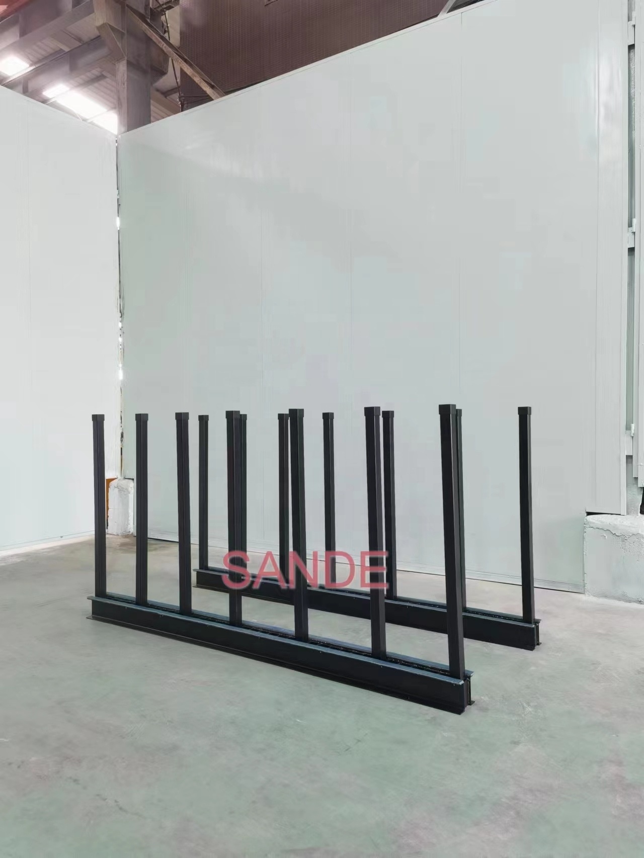 Adjustable Metal Industrial Rack Glass Quartz Slab Metal Storage Rack standing display rack for tile