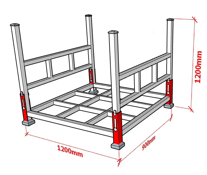 Heavy duty Stacking Racks Warehouse Shelves Pallet Racking System