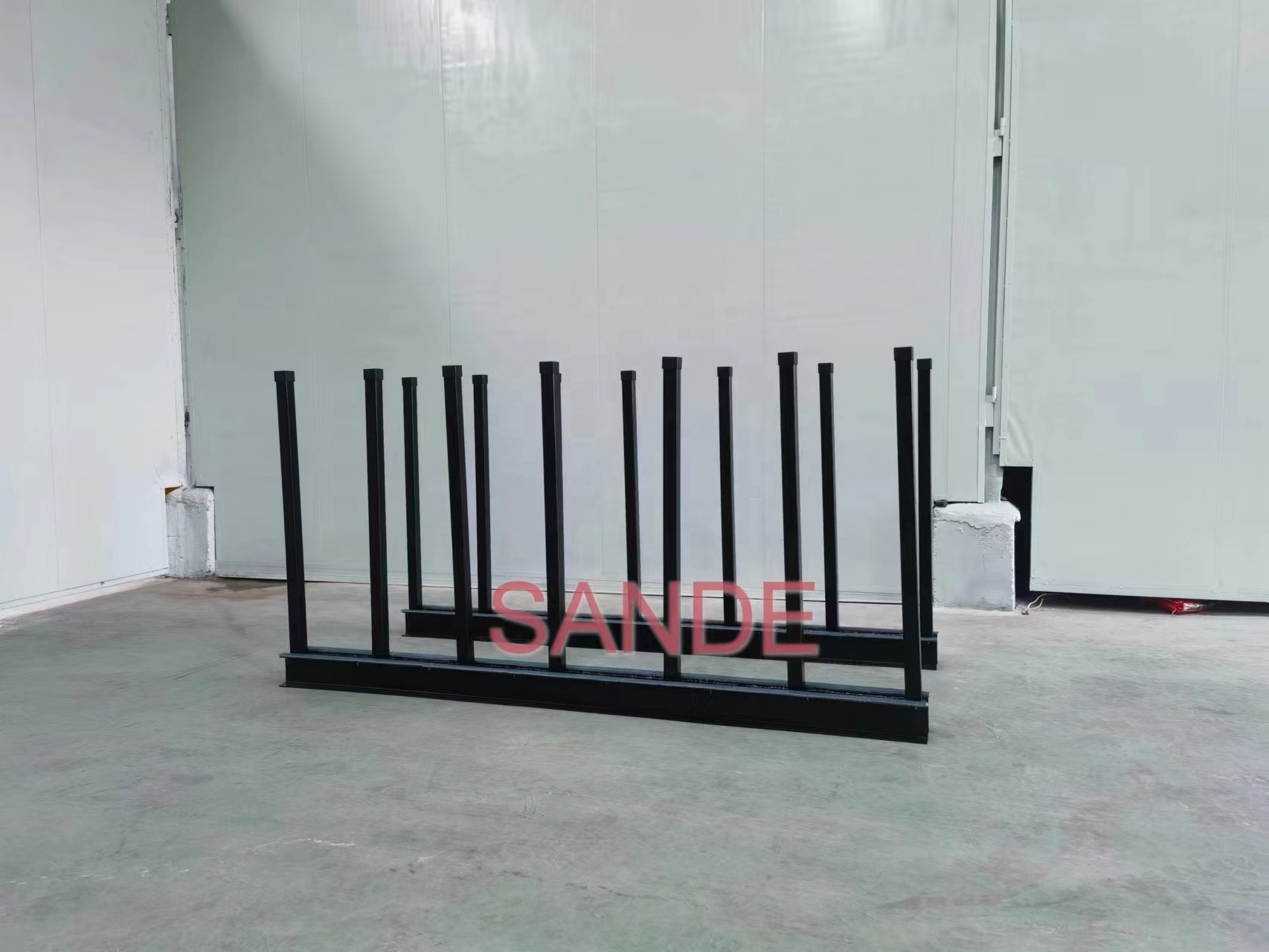 Adjustable Metal Industrial Rack Glass Quartz Slab Metal Storage Rack standing display rack for tile