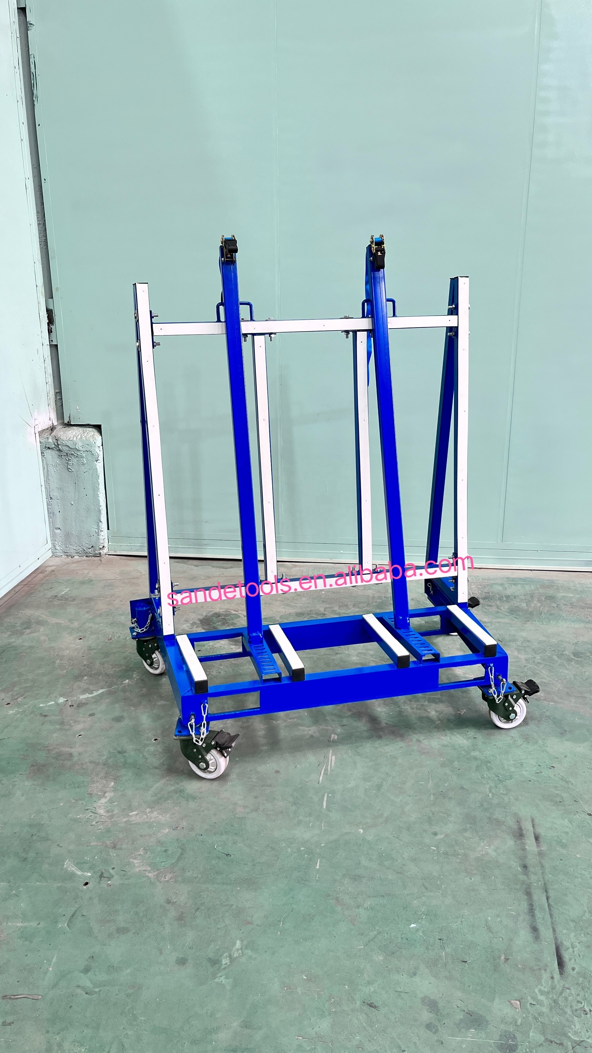 SANDE Hot Sale Glass Transportation Cart A frame Transport Racks Glass Transport Rack