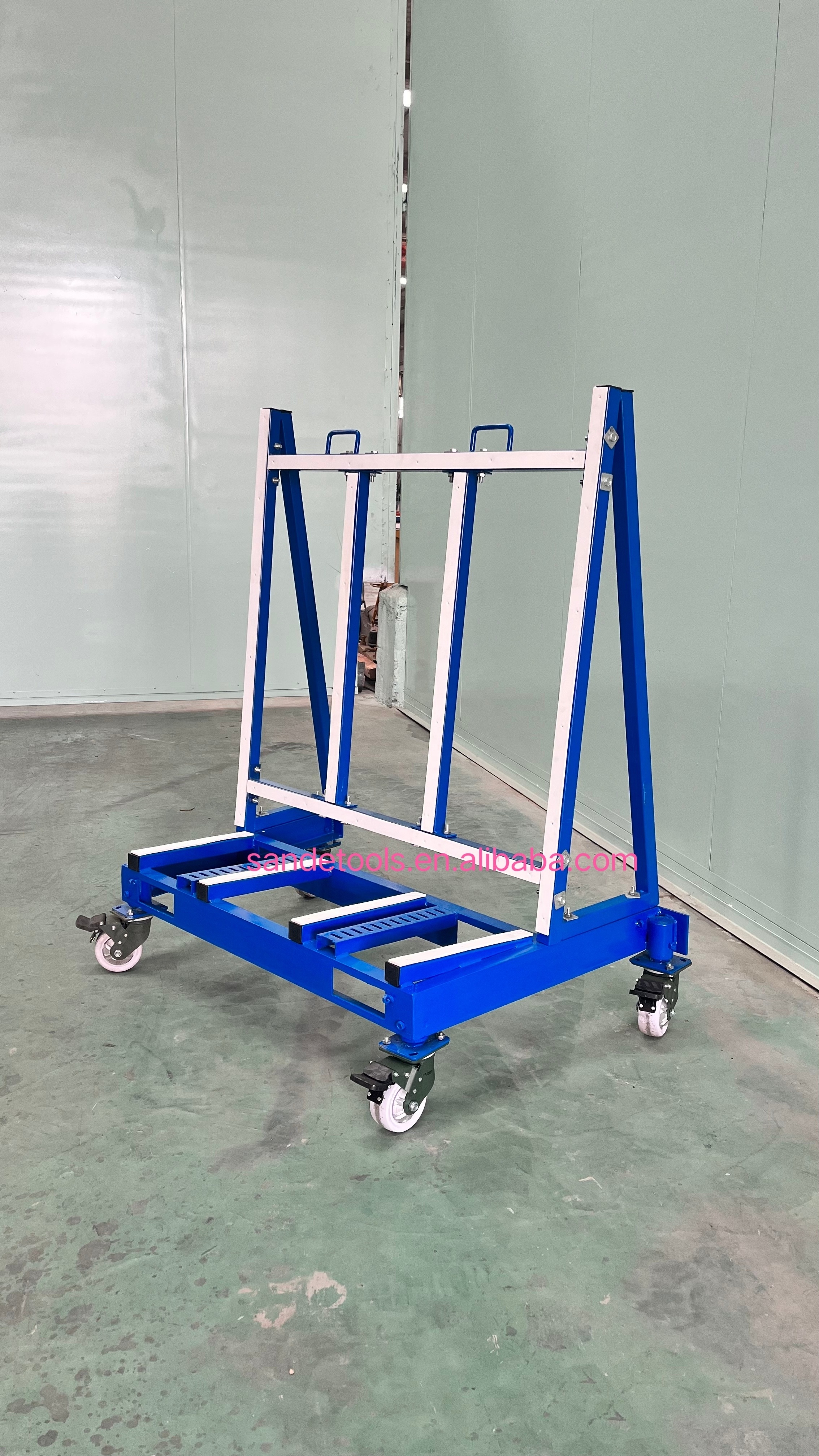 SANDE Hot Sale Glass Transportation Cart A frame Transport Racks Glass Transport Rack