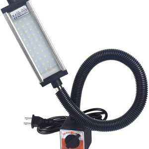 Magnetic Work Light, CNC Led Machine Light Gooseneck IP66 Waterproof 800 Lumen 110-220 Volt for Lathe Machine Tools Workbench