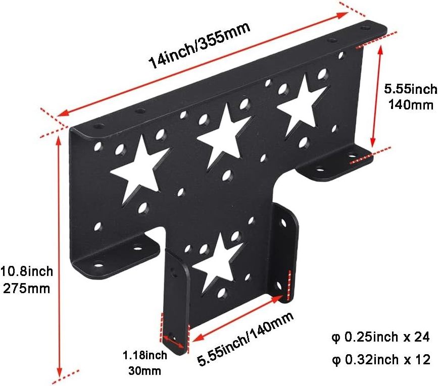 Heavy Duty Elevated Wood Stand Kit Modular Sizing Gazebos Brackets