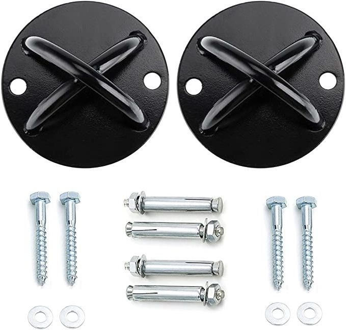 Ceiling Anchor Wall Mount Bracket for Suspension Straps, Gymnastic Rings, Aerial Yoga Swing & Hammock