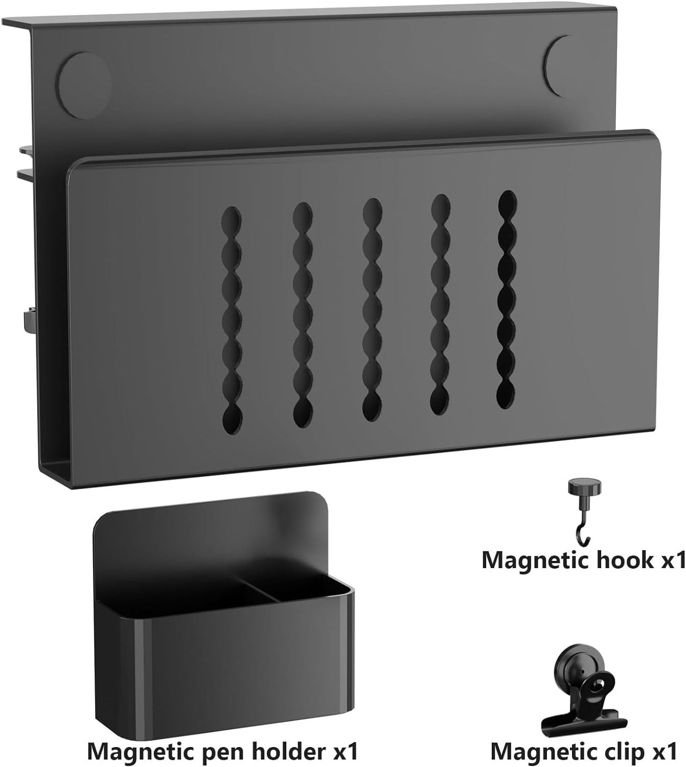 Desk Side Storage,No Drill Vertical Laptop Holder,Laptop Under Desk Storage Side Mount Clamp on laptop shelf