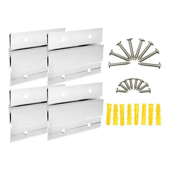 Mirror Photo Shelf and Cabinet Hnager Mounting Aluminum Z Bar Clips Hanging Bracket