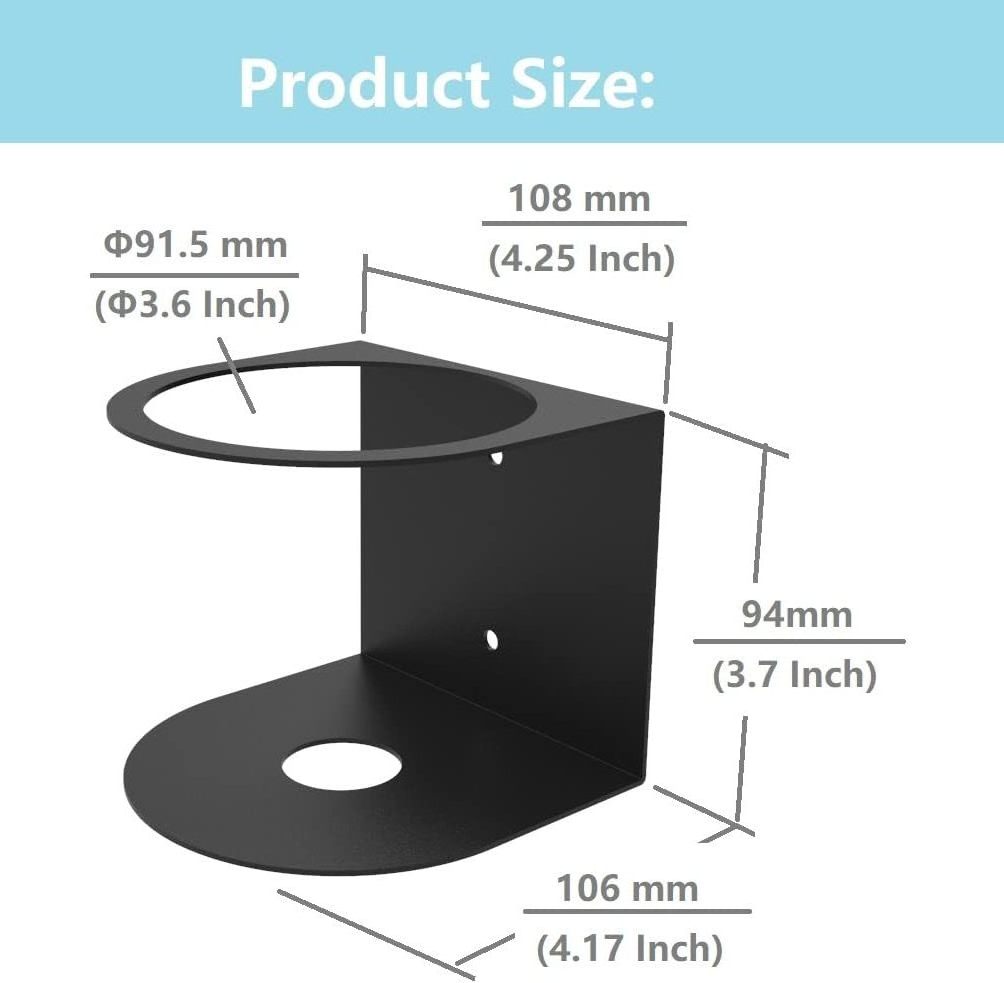 Aerosol Spray Can Holder Rack Organizer Steel Spray Bottle Holder, Storage Rack for Garage and Home Craft Workspace Paint Bottle