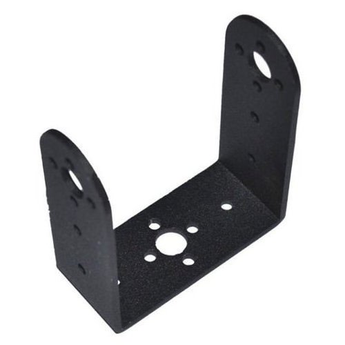 Metal connecting u shaped wall shelf brackets for wood