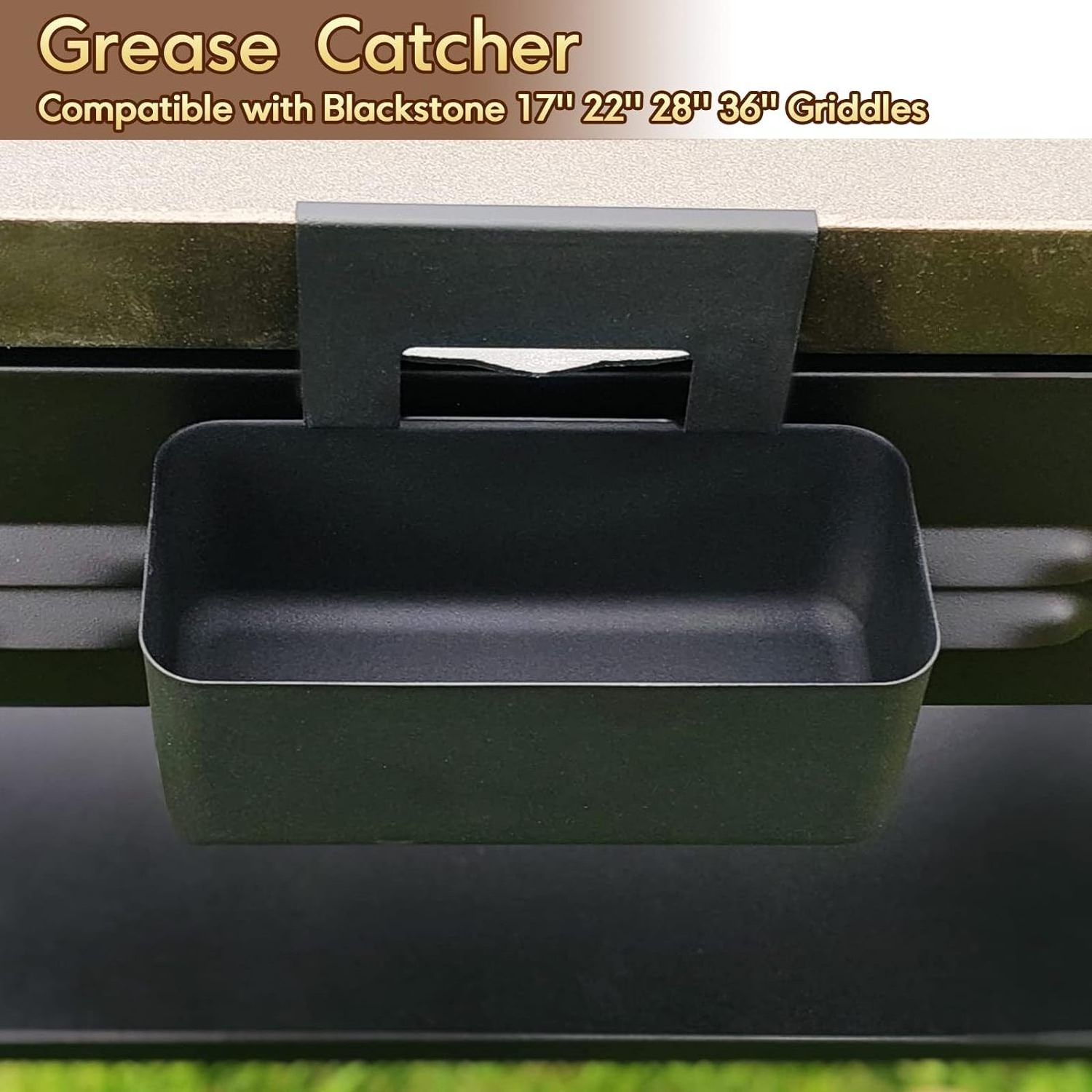 Griddle Grease Catcher Disposable Grease Tray Liners for Blackstone Griddle Grease Cup/Drip Pan Liners