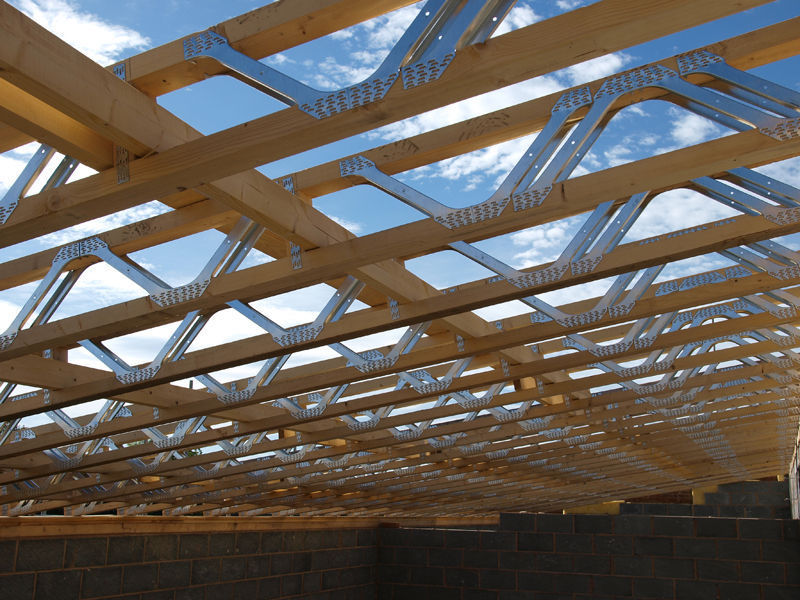 Galvanized Z275 open web steel joist for wood frame construction