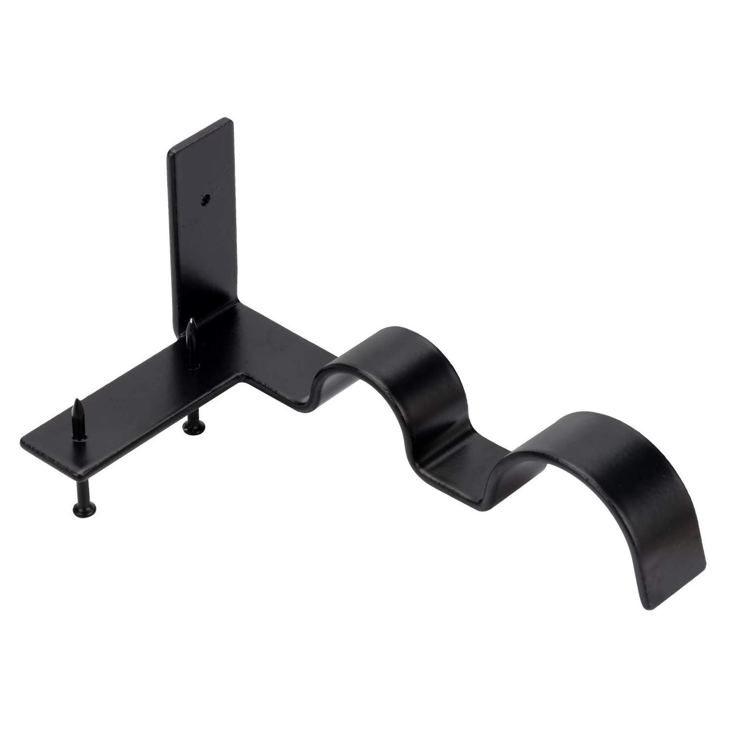 Hang Curtain Rod Holders Tap Right Into Window Frame Curtain Rod Bracket Hanger