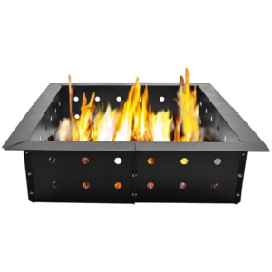 36 Inch Fire Pits Insert Liner Ring Heavy Duty Solid Steel DIY Campfire Ring for Outdoor Patio Backyard