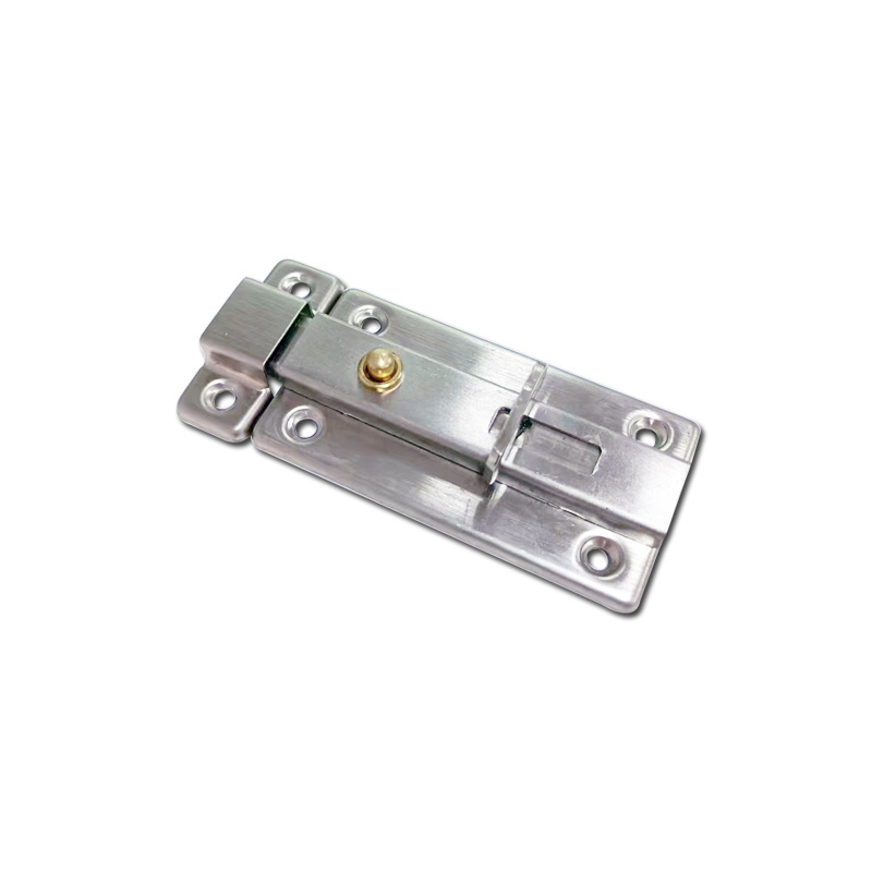 Automatic Spring Stainless Steel Latch Latch Door Clasp Manually Thickened Bright Security Clasp Old Wooden Door Toilet