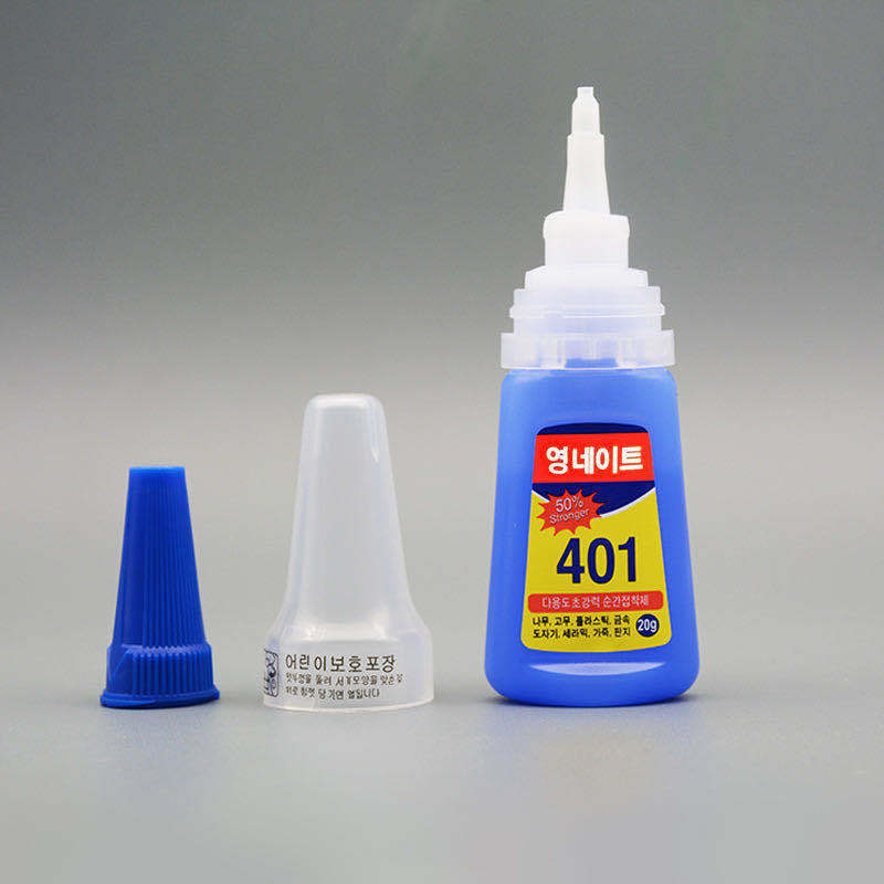 HNBC factory produced high quality 401 super glue 20g Liquid pegamento 406 instant adhesive super glue