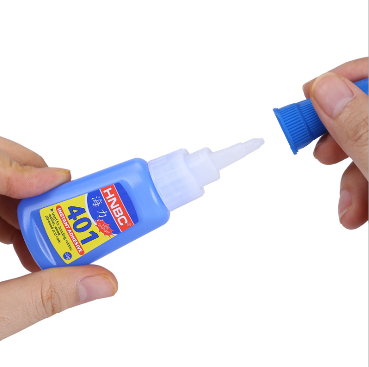 HNBC factory produced high quality 401 super glue 20g Liquid pegamento 406 instant adhesive super glue