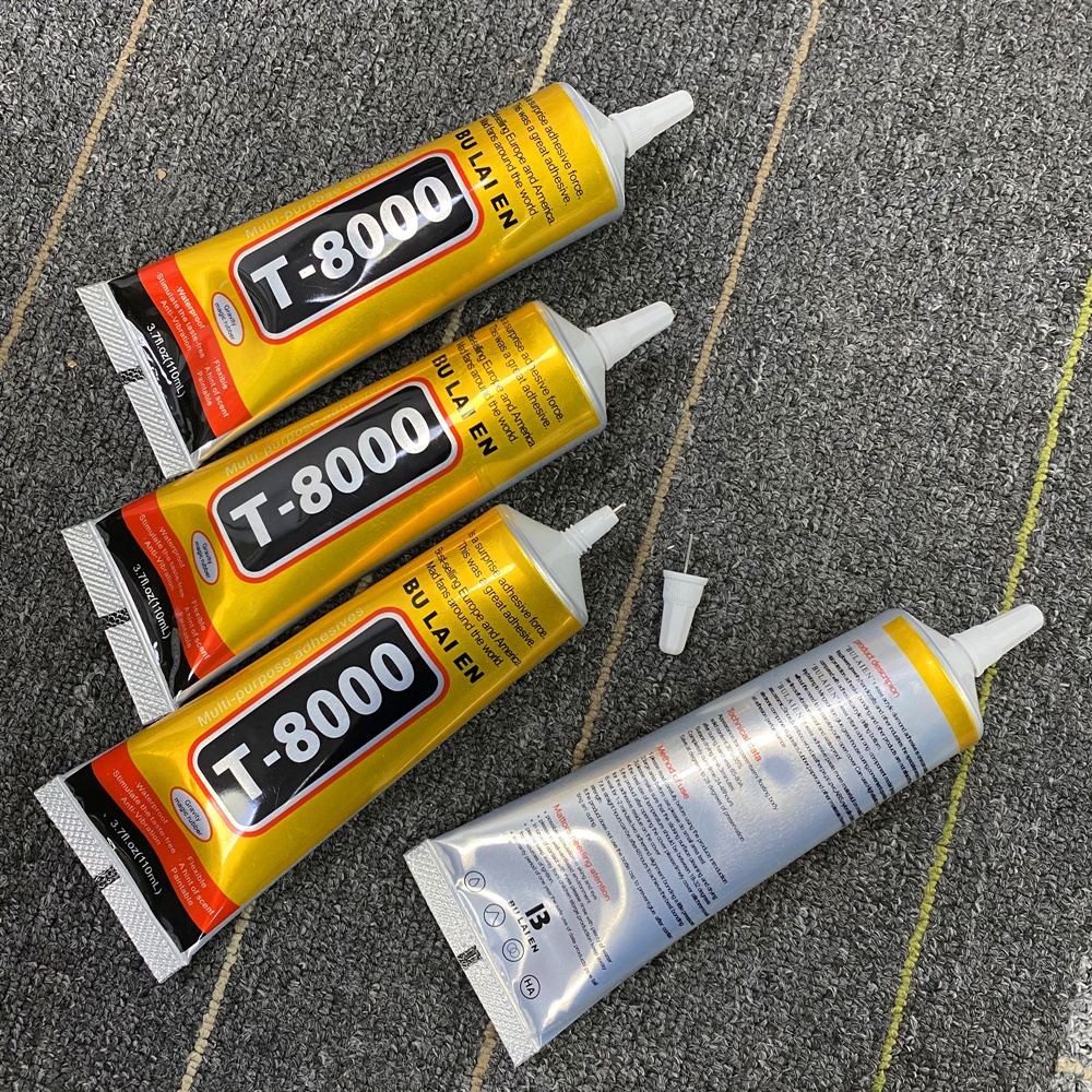 High viscosity 15ml 50ml 110ml glue B7000 T7000 E8000 T8000 for DIY acrylic repair mobile phone screen t-8000 glue 110ml