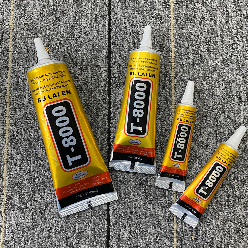 High viscosity 15ml 50ml 110ml glue B7000 T7000 E8000 T8000 for DIY acrylic repair mobile phone screen t-8000 glue 110ml