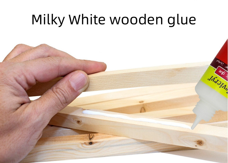 White Milky Wood Glue 80ml Strong Viscosity Glue For wood bonding White Pva Glue