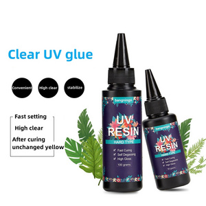 OEM&ODM UV Epoxy Resin clear Glue Fast Curing  High Gloss Crystal Clear  Epoxy Resin UV Glue for Jewelry