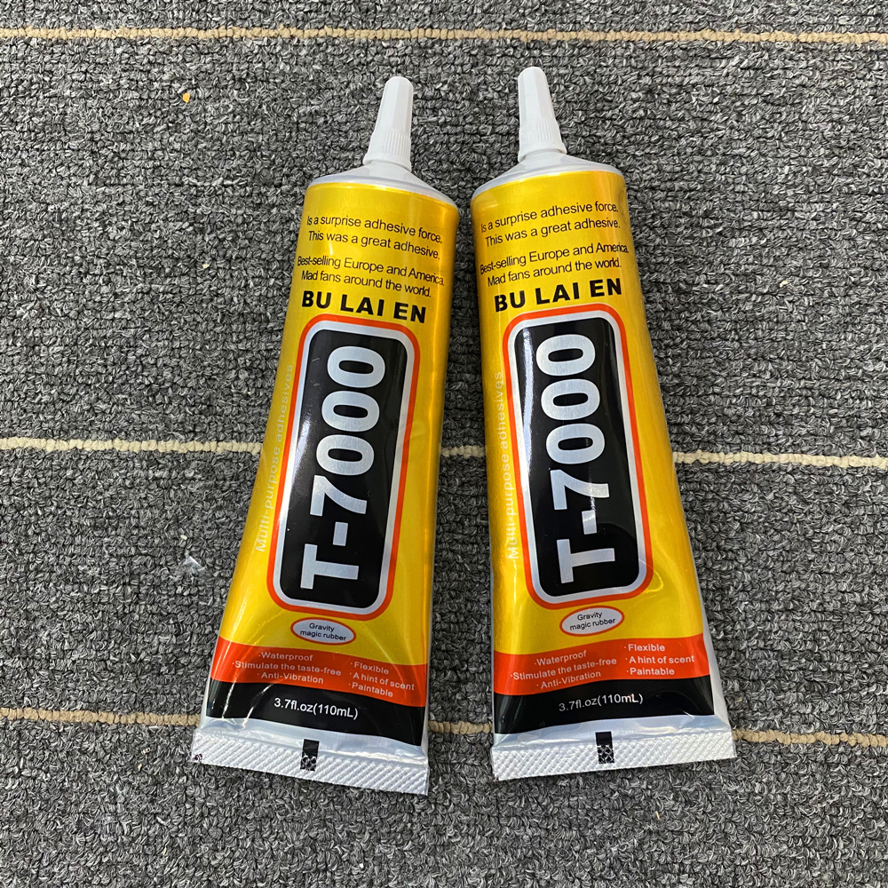 T-7000 More Powerful New 110ml Epoxy Resin Adhesive T7000 Black Liquid Glue Super Sealant Handset Touch Screen Rack Maintenance