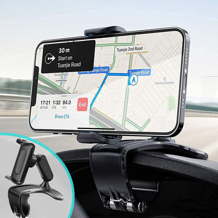 Car Dashboard Sticker Holder Sun Visor Rearview Mirror GPS Mount Anti-skid Dashboard Mobile Phone Holder