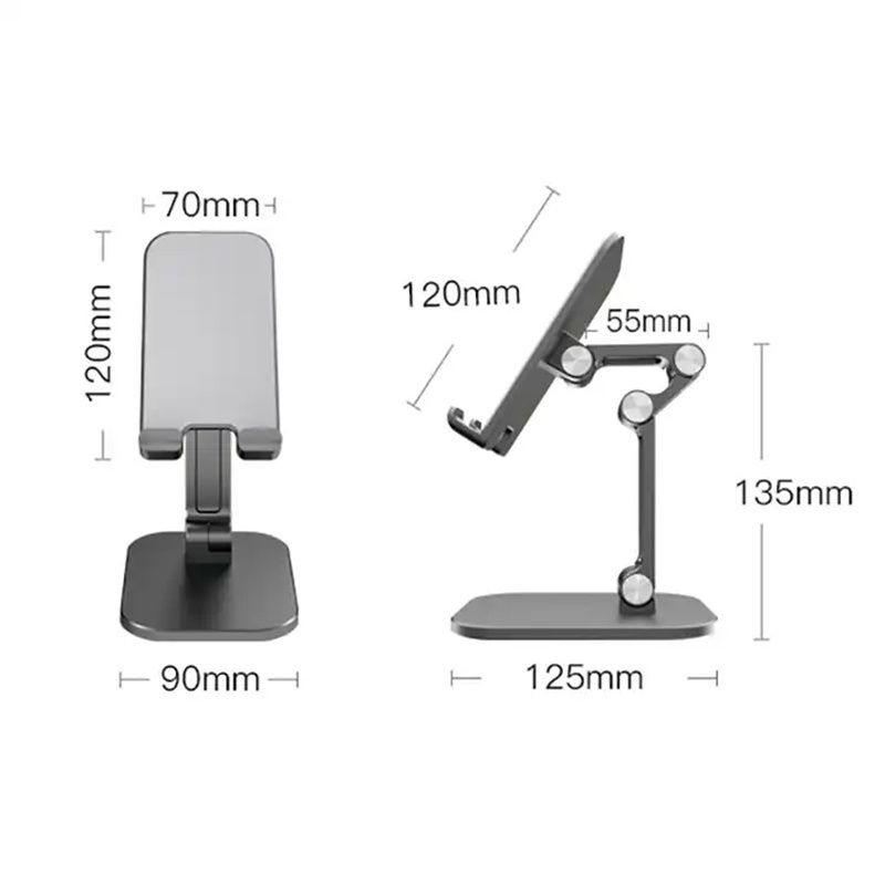 2024 new Foldable Lazy Smart Desk Cell Phone Holder For iPad Adjustable Height Phone Stand Flexible Foldable Holder