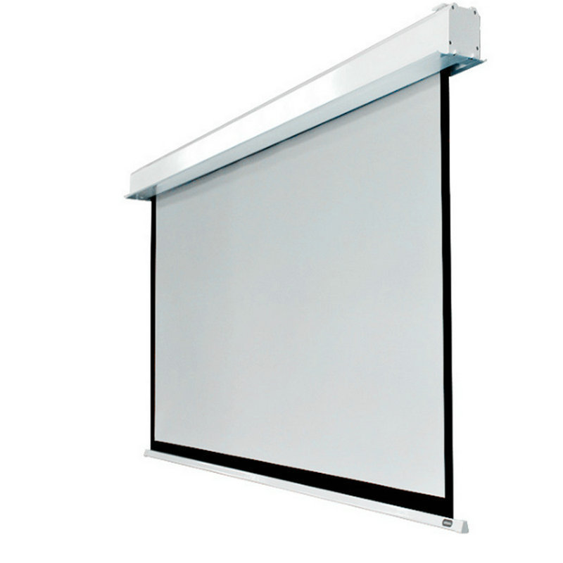 Motorized Projection Screen, Tubular Motor Ceiling Hanging Electric Projector Screen with 1000D Matte White