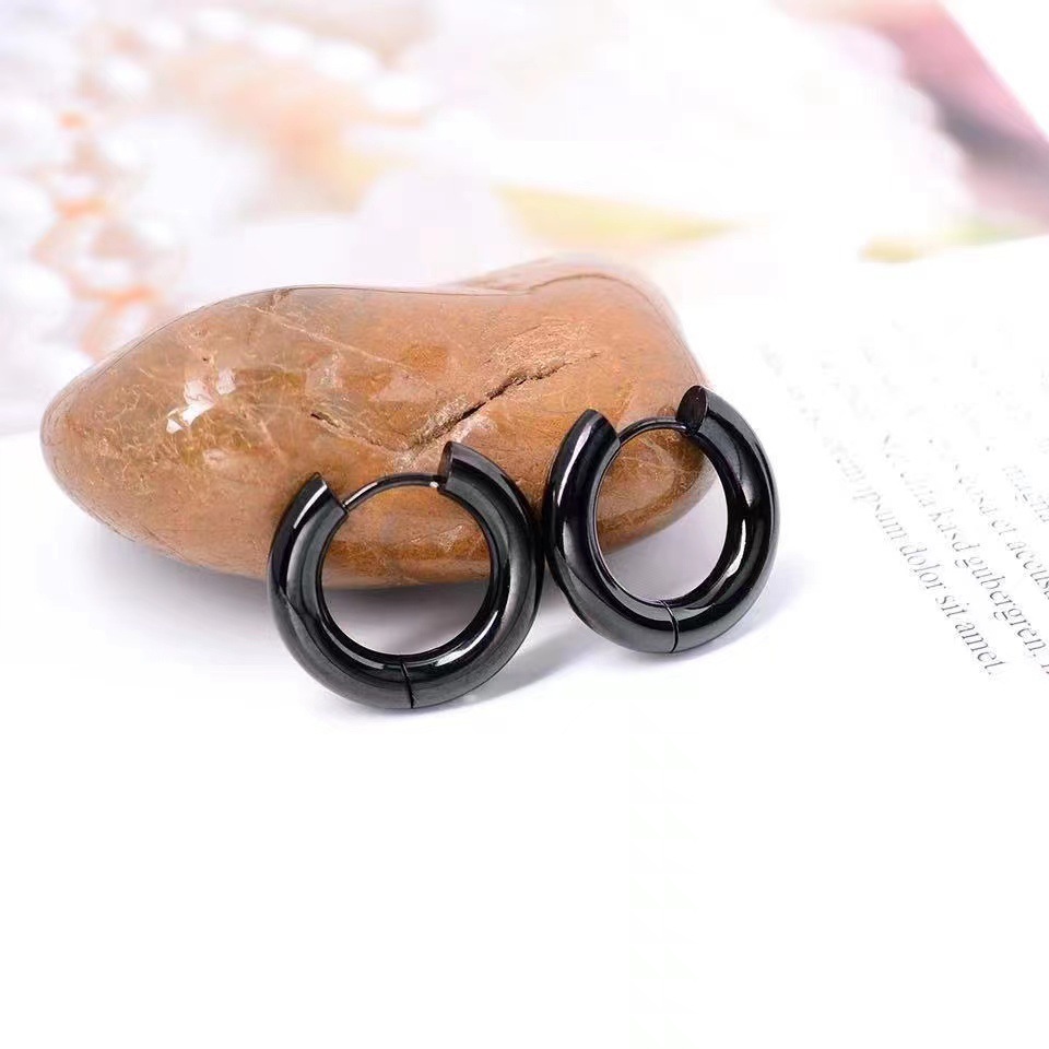 4mm 10mm 12mm  14mm Stainless steel hoop earrings Hypoallergenic earring findings  Plated huggie earring hoops