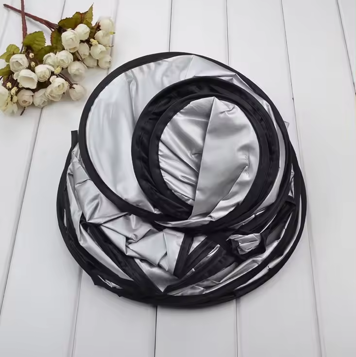 New Design Hot Selling Portable Printed Car Windshield Window Static Front Sunshade