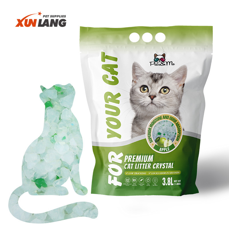 2023 Crystal Deodorant High Water Absorption Rate Without Agglomerating Can Be Used Repeatedly Silicone Cat Litter