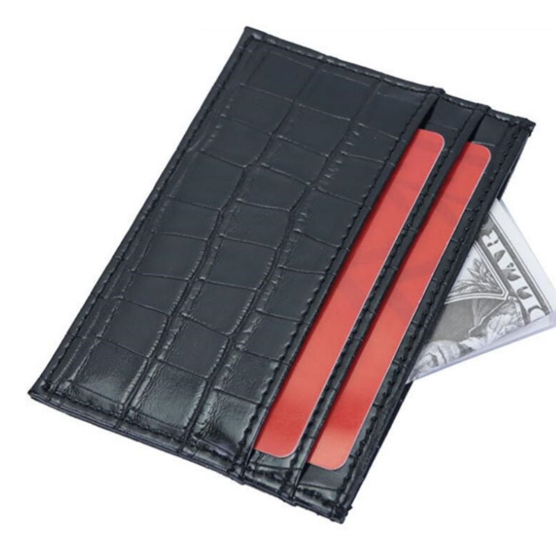 Customized Crocodile Business Cardholder/ credit card holder for men/factory sell leather card holder