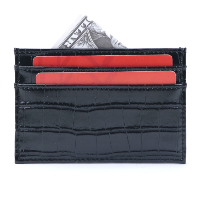 Customized Crocodile Business Cardholder/ credit card holder for men/factory sell leather card holder