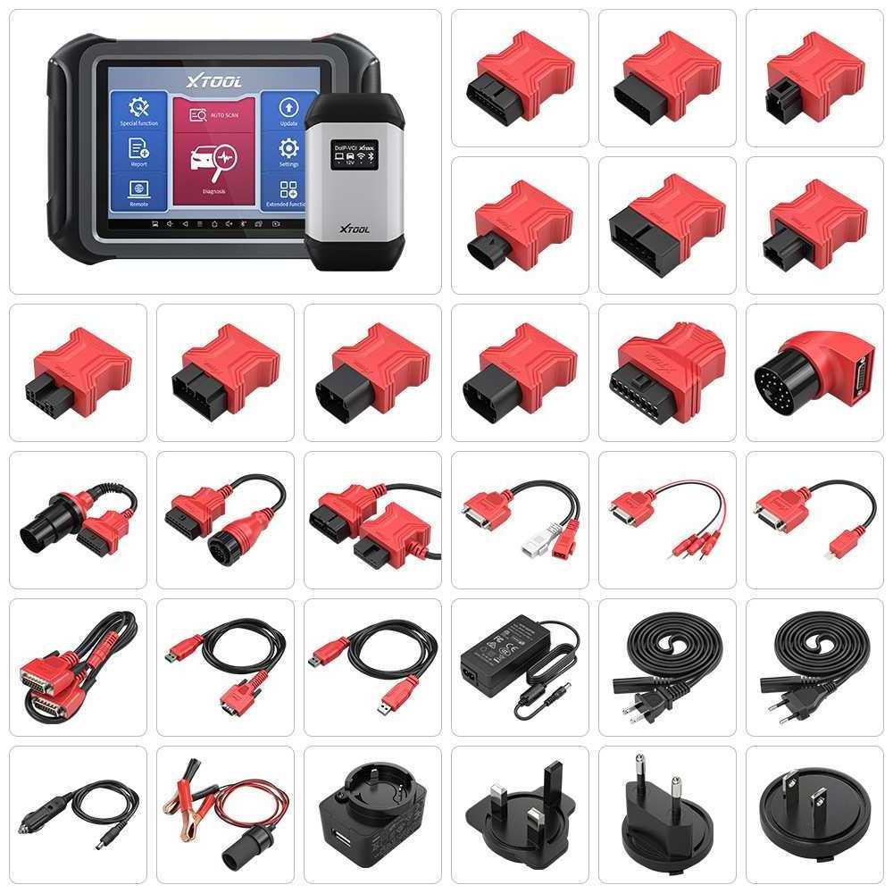 2023 XTOOL D-9 PRO Full Bi-Directional Diagnostic Tool Topology Map ECU Programming & Coding 42+ Service Functions