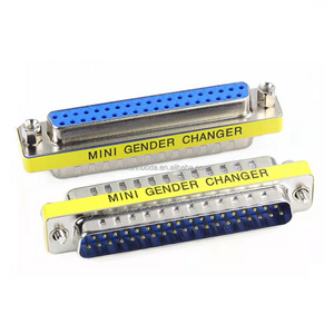 mini type low profile rs232 db37 gender changer