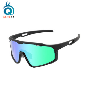 Factory wholesale fashion men stainless steel screw polarized Cycling sunglasses