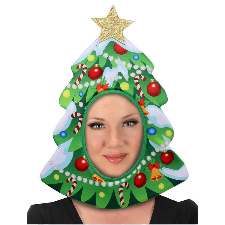 New Design Christmas Halloween Festive Hats Party Cap Cosplay Holiday Party Dance Performance Props Hats