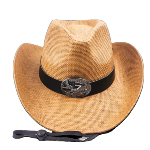 High Quality Classical Plain Shapeable Brim Sombreros Straw Cowboy Hat Direct from factory