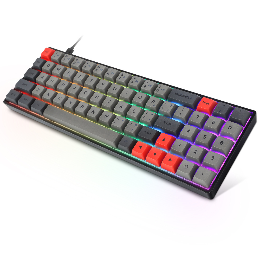 Backlight Gaming Keyboards Mechanical Switches Optical Multi Color Keyboards RGB Rgb Teclado Gamer Customized Box Usb Desktop