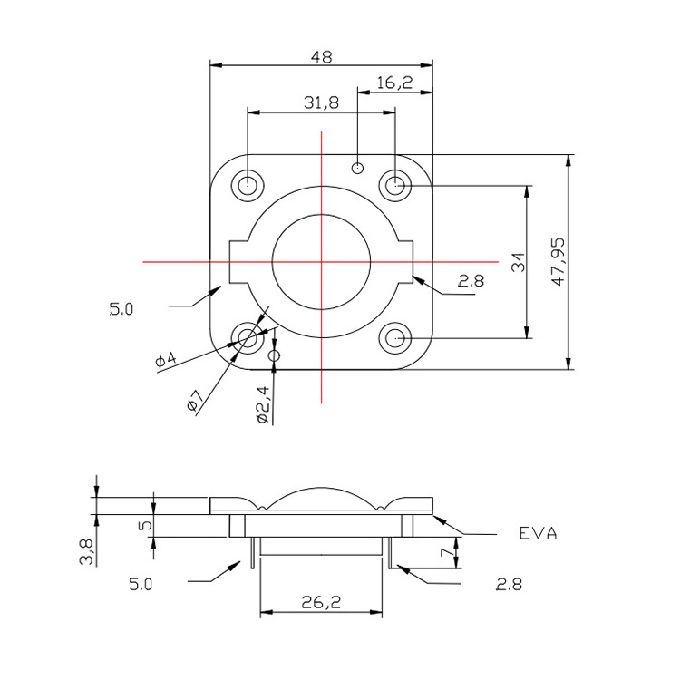 Silk membrane square round 2 inch 1 inch 3 inch treble midrange bass tweeter speaker driver unit horn speaker